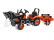 FALK - Šlapací traktor Kubota s nakladačom a vlečkou