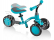 Globber - Detský bicykel 3v1 Deluxe modro-zelený