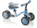 Globber - Detský bicykel na učenie modro-šedý