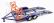 Gmp príslušenstvo Carrello Trasporto Car 2-assi - Car Transporter Trailer Mazivá 76 1:43 Modrá oranžová sivá