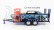 Gmp príslušenstvo Carrello Trasporto Car 2-assi - Car Transporter Trailer Union 76 1:18 Modrá oranžová sivá