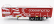 Herpa Prívesný príves pre nákladné vozidlá Codognotto Logistic Transports - Rimorchio Telonato 1:87 Červená biela