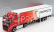 Herpa Volvo Fh4 500 Truck Telonato Codognotto Transports 2020 1:87 červená biela