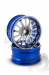 Hliníkový disk 14 paprskov, offset 6 mm - modrá farba (2 ks)