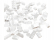 HUBELINO Guľôčková dráha – kocky biele 60 dielikov