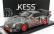 Kess-model Porsche 911 993 Gt1 Almeras 1993 1:18 Grey Met Red