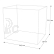 Kryt z plexiskla RoboTime pre miniatúrne modely domov
