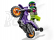 LEGO City - Kaskadérska motorka na kolieskach
