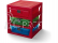 LEGO organizér s tromi zásuvkami – červená