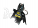 LEGO svietiaca kľúčenka – Super Heroes Batman
