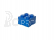 LEGO úložný box 250x250x180mm – modrý