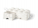 LEGO úložný box so zásuvkami 250x500x180mm – biely