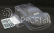Lexanová karoséria číra BLITZ 1/8 GT5 ZONDA vrátane krídla, hrúbka 0,7 mm