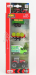 Maisto Massey ferguson Set 4x 8s.265 Tractor 2020 – Truck – Trailer 1:64 zeleno-červená