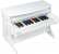 Malá drevená hudobná hračka Piano White