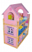 Malá noha Veľký drevený ružový domček pre bábiky