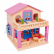 Malý ružový domček pre bábiky s terasou Clara