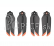 MAVIC AIR 2S – 4738 Propeller set (Orange Tips) (1 pár)