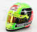 Mini prilba Schuberth prilba F2 Casco Prilba Dallara Team Prema Racing N 20 Sezóna Mick Schumacher 2020 Majster sveta F2 1:2 Žltá zelená červená čierna
