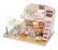 Miniatúrny domček pre dve deti Ružový domček
