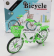 Modely zlatých kolies Bicicletta Lady Classic Bicycle 1:10 Green White