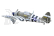 P-47G Thunderbolt Snafu 1,6 m (zaťahovací podvozok)