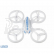 RC dron Rayline Funtom 5, dvojfarebná