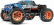 RC auto Quantum MT Flux 80 A 1/10 4WD Monster Truck, modrá