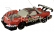 RC Car závodní model s kužely 1:43, červený
