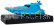 RC loď Mini Racing Yach, modrá