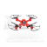 RC dron MJX X400 V2 + kamera C4005, červená