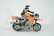 RC mini motorka 1:43, oranžová