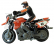 RC mini motorka 1:43, oranžová