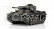 RC tank PzKpfw III 1:16 IR, sivá