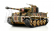 RC tank Tiger I neskoršia verzia 1:16 IR, maskáč