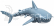 RC žralok Sharky, modrý