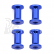RC10F6 hliníkové modré stĺpiky (4 ks)