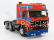 Road-kings DAF 3600 Space Cab Tractor Truck 3-assi 1986 1:18 oranžová modrá