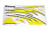 Súprava polepov (žltá, ľavá)- Husky 1800S