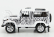 Schuco Land rover Defender 90 Safari 1999 1:64 biela čierna