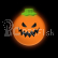 Schylling NeeDoh Halloween svietiaca tekvica v tme 1 ks