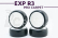 Sweep EXP R3 PRO nalepené Touring Car gumy (32 tvrdosť, 4 ks)