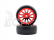 Traxxas koleso, disk 12-spoke červený, pneu slick (2)