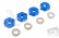 Unášače kolies – ALU, (modré), 4 ks 102042