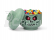 LEGO úložná hlava veľká – Skeleton zelený