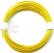 Kábel silikón 2,5 mm2 1 m (žltý)