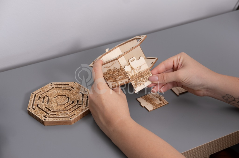 3D drevené puzzle EscapeWelt Tajná krabica
