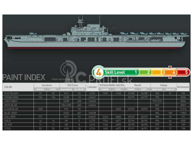 Academy USS Enterprise CV-6 „bitka pri Midway“ (1:700)