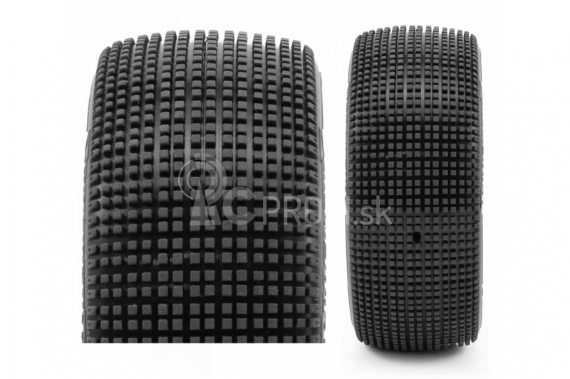 ADDICTIVE V2 BUGGY C1 (SUPER SOFT) lepivé pneumatiky, čierne ráfiky, 2 ks.