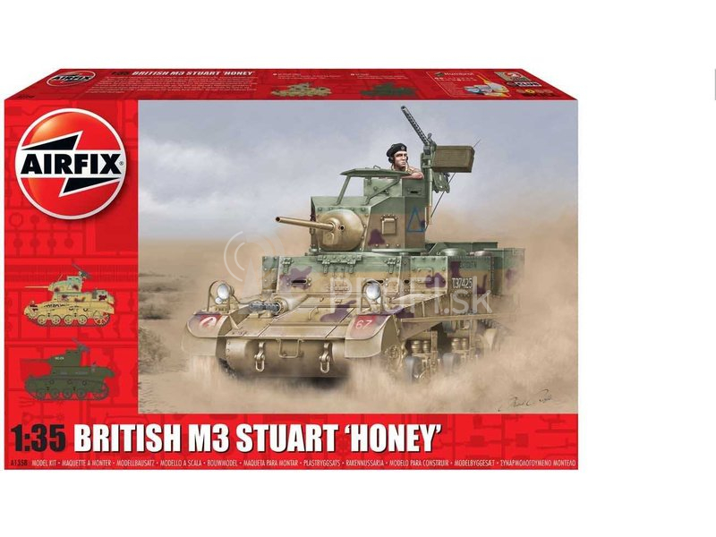 Airfix M3 Stuart, Honey (British Version) (1:35)